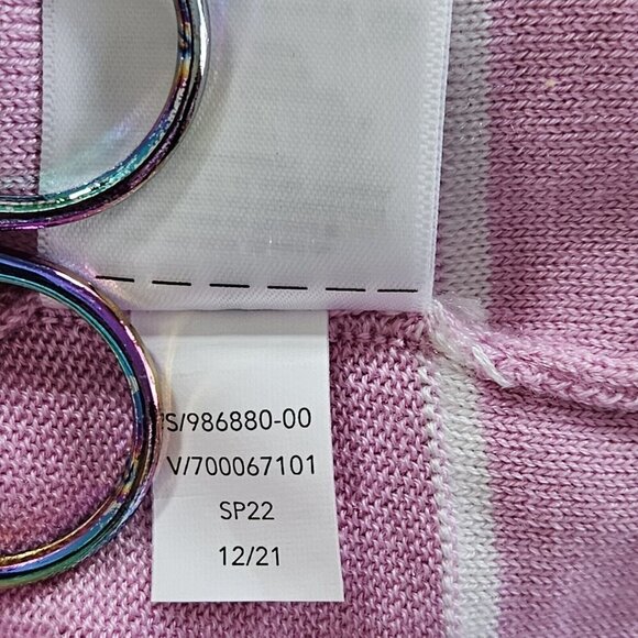 Athleta Cardigan Womens L Pink Buttons Pockets Knit Wool Blend LS Athleisure - Picture 12 of 15